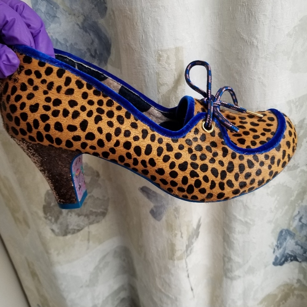 Irregular choice leopard heels